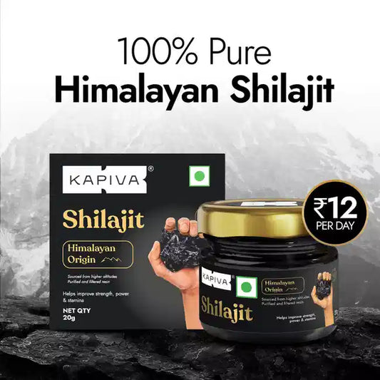 🌿 Kapiva Shilajit Himalajski – Czysta Żywica (30g)